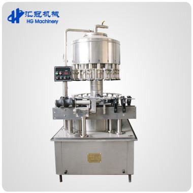 Şarap için tasarlanmış Negatif Basınçlı Şarap Cam Şişe Dolum Makinesi