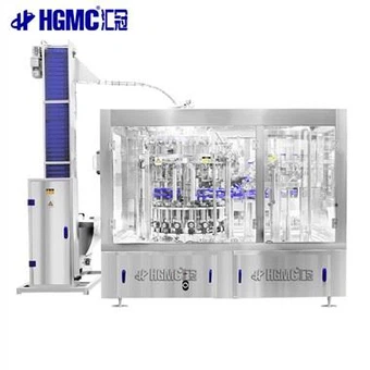 18-18-6 Tip Cam Şişe Bira Durulama Dolum Kapatma 3'ü 1 Arada Makine